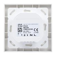 OPUSgreenNet 563.020-C Wandschakelaar met display Wit EnOcean - thumbnail