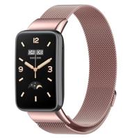 By Qubix - Milanese bandje - Rosé goud - Compatible met Xiaomi Smart Band 7 Pro - Compatible Xiaomi bandje - thumbnail
