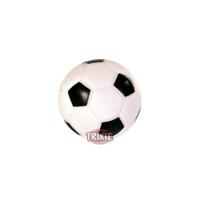 TRIXIE VOETBAL VINYL ZWART / WIT 6X6X6 CM 4 ST - thumbnail