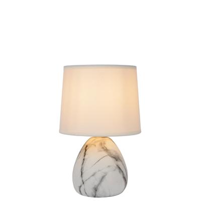 Lucide MARMO - Tafellamp - Ø 16 cm - 1xE14 - Wit Lucide MARMO - Tafellamp - Ø 16 cm - 1xE14 - Wit