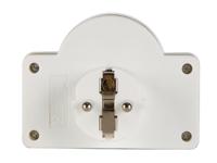 Tussenstekker met aan/uit-schakelaar 2 stopcontaten penaarde Velleman - Velleman - thumbnail