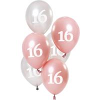 Ballonnen 16 Jaar Glossy Pink (6st) - thumbnail