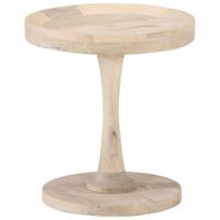 VidaXL Bijzettafel ø40x45 cm massief mangohout - thumbnail