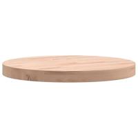 Tafelblad rond 30x2,5 cm massief beukenhout - thumbnail