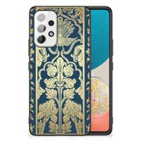 Samsung Galaxy A53 Bloemen Hoesje Beige Flowers - thumbnail