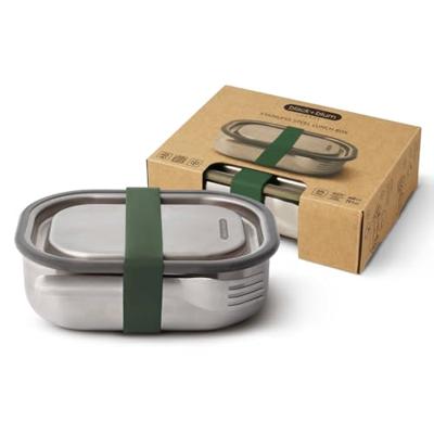 Black+Blum Lunch Box Small - 175x130x50mm - Olijf Black+Blum Lunch Box Small - 175x130x50mm - Olijf