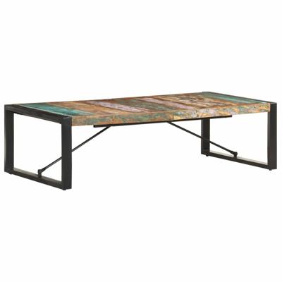 vidaXL Salontafel 140x70x40 cm massief gerecycled hout