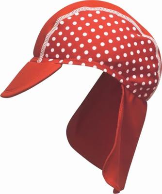 Playshoes zwemcap Stippen Rood Wit-53 cm