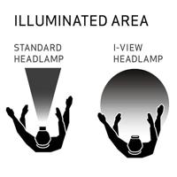 Scangrip hoofdlamp I-View 400 lumen dimbaar handig licht waar je kijkt oplaadbaar 03.5626 - thumbnail