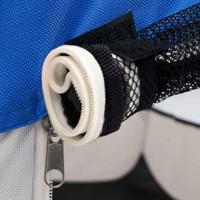 VidaXL Hondenren inklapbaar met draagtas 110x110x58 cm blauw - thumbnail