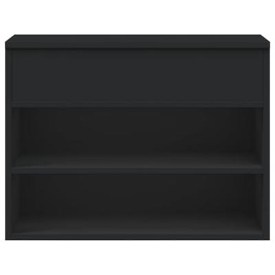 VidaXL Schoenenbank 60x30x45 cm bewerkt hout zwart