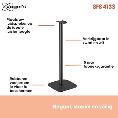 Vogel&apos;S SFS 4133 VOOR SONOS ERA 300 Audio vloerstandaard Zwart