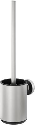 Toiletborstel met houder Tiger Cooper RVS Geborsteld / Zwart