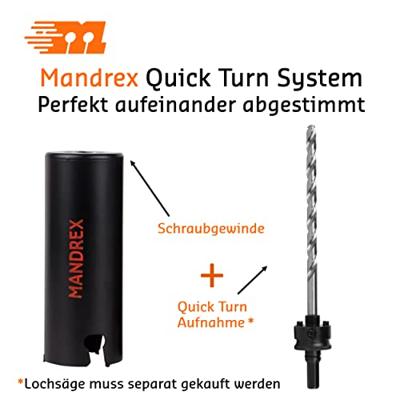 Gatzaaghouder inclusief steenboor 165mm Mandrex Xtra Diep zesk. 11