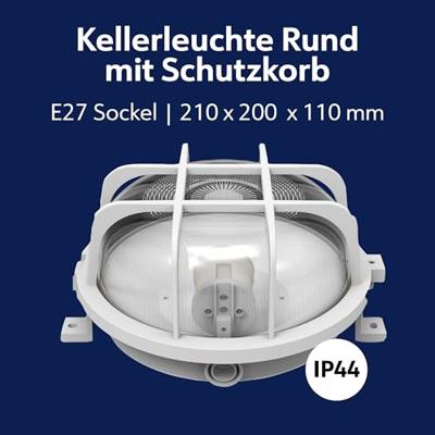 Müller-Licht Rund Lamp voor vochtige ruimte E27 Wit
