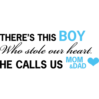 There is this boy - Muursticker There is this boy - Muursticker