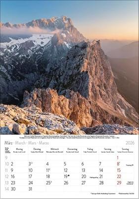 Alpen Kalender 2026 Alpen Kalender 2026