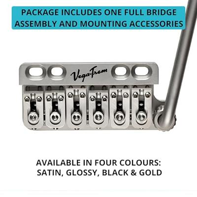 VegaTrem VT1 UltraTrem Standard Stainless Steel Satin brug voor elektrische gitaar