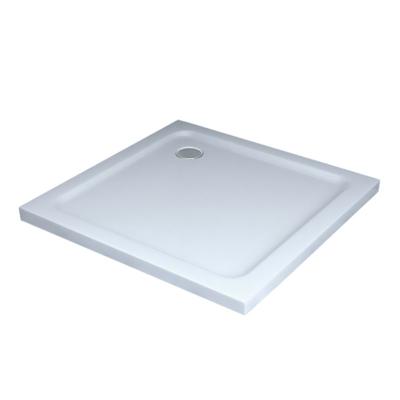 Douchebak Smooth Laag Vierkant 100x100x5cm SMC Wit Douchebak Smooth Laag Vierkant 100x100x5cm SMC Wit