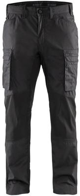 Blåkläder Service werkbroek met stretch 14591845 | Donkergrijs/Zwart | Maat 62 - 7330509462829