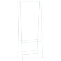 VidaXL Kledingrek 59x35x150 cm wit - thumbnail