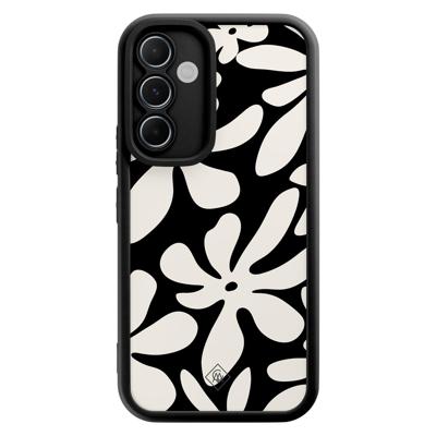 Samsung Galaxy A55 zwarte case - Noir bloom