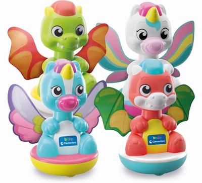 Clementoni baby draaiende eenhoorn/draakje