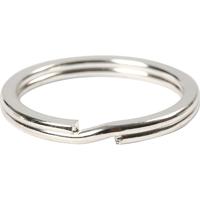 Creativ Company Sleutelring, d 28 mm, verzilverd, 4 stuk/ 1 doos - thumbnail