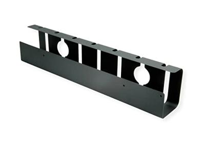ROLINE kabelgoot, voor montage onder bureau (2 stuks), zwart ROLINE kabelgoot, voor montage onder bureau (2 stuks), zwart