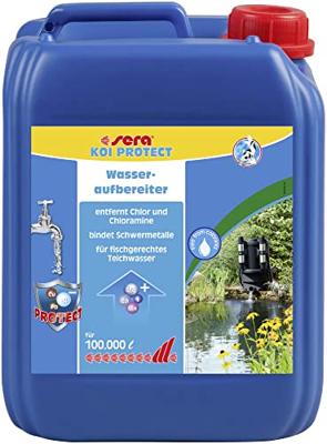 Sera Koi Protect Waterbehandeling 5000ml - Chloor Neutralisator met Mineralen Booster voor Koi Vijvers - thumbnail