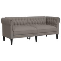 2-delige Loungeset stof taupe - thumbnail