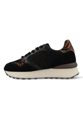 Mexx Sneakers Juju Humper MIEV1003343W-9993 Zwart / Bruin-36 maat 36