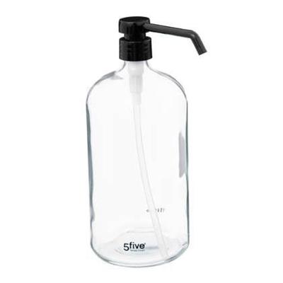 Five - Transparant zeeppompje glas | 1 liter Five - Transparant zeeppompje glas | 1 liter