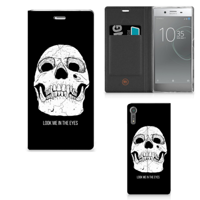 Mobiel BookCase Sony Xperia XZ | XZs Skull Eyes Mobiel BookCase Sony Xperia XZ | XZs Skull Eyes