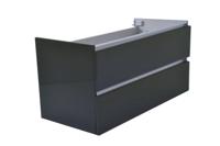 Vision onderkast met 2 laden 100 x 46 cm hoogglans grijs - thumbnail