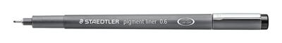 Fineliner Staedtler Pigment 308 zwart 0.6mm