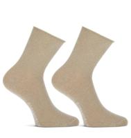 Marcmarcs 2-pack dames glitter sokken - Luxe viscose Lurex sokken - 42 - Beige - 42 - 42 - 42 - 42 - 42 - 42 - 42 - 42 - 42 - 42 - 42 - - thumbnail