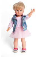 Heless Poppenjurk met giletje, 28-35 cm - thumbnail