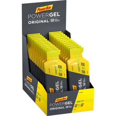 PowerBar Powergel Original Energie gel Citroen limoen x24 PowerBar Powergel Original Energie gel Citroen limoen x24
