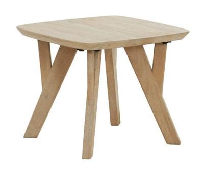 Light & Living Bijzettafel 'Quenza' Mangohout, 44 x 44cm, kleur Naturel Light & Living Bijzettafel 'Quenza' Mangohout, 44 x 44cm, kleur Naturel