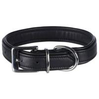 TRIXIE HALSBAND HOND ACTIVE COMFORT LEER ZWART 36-43X3 CM - thumbnail