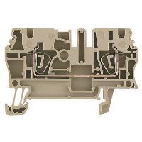 Weidmüller 1683430000 Doorgangsserieklem Spanveer Geel 100 stuk(s) - thumbnail