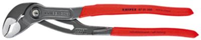 Knipex Cobra® Hightech-Waterpomptang | 180 mm Lengte | Anti-Slip | Kunststof Bekleed | Grijs Geatramenteerd - 87 01 180 SB
