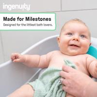 INGENUITY Omvormbaar Babybadje, Extra Groot met Zachte Stoffen Babyhangmat en Zitsteun, Geschikt voor Baby's van 0 tot 24 maanden - thumbnail