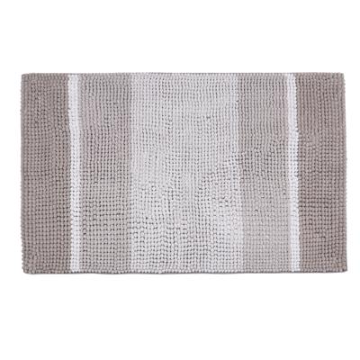 Differnz Fading badmat geschikt voor vloerverwarming 100% microfiber 60 x 90 cm taupe