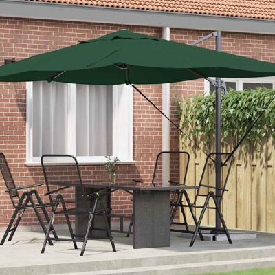 Cantilever Roma parasol Groen en Zwart 352 x 251 x 260 cm