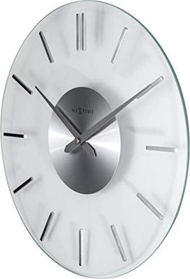 NeXtime NE-2632 Wandklok Dia. 31 Cm, Glas, Stripe NeXtime NE-2632 Wandklok Dia. 31 Cm, Glas, Stripe