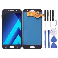 LCD-scherm en digitizer volledige assemblage (TFT-materiaal) voor Galaxy A7 (2017) A720FA A720F/DS (zwart) - thumbnail