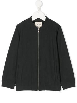 Douuod Kids zipped bomber jacket - Grey