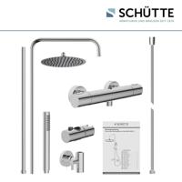 Schütte AQUADUCT Hoofddouche-Set | Thermostatische mengkraan | Chroom - 60044 - thumbnail